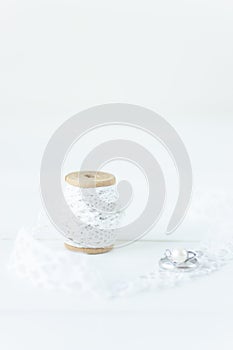 White wedding composition