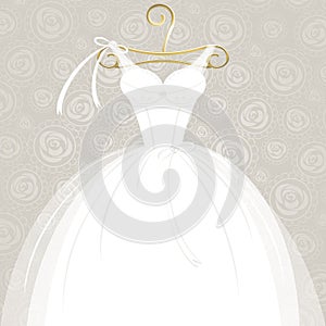Blanco boda vestido 