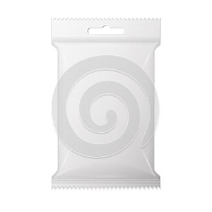 White wet wipes package