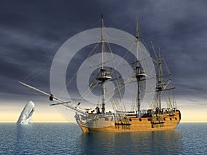 White Whale and Whaler