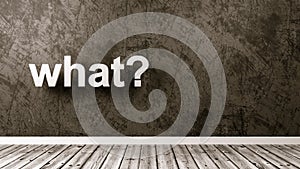 What Question in the Room