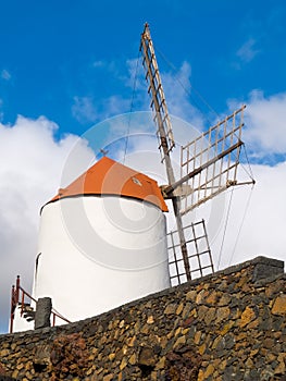 White windmill