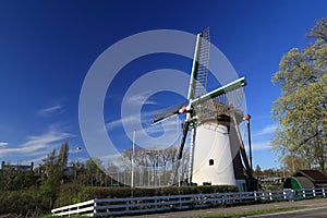 White windmill