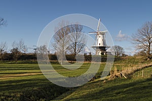 White windmill in Veere