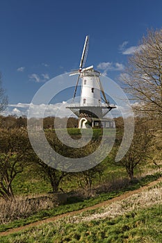 White windmill in Veere