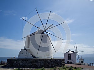 White windmills of Corvo photo