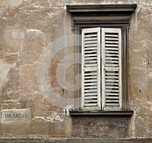 White window shutters