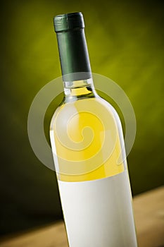 White wine bottle