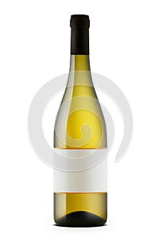 White wine bottle