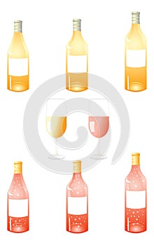 White Wine Bottles Pack