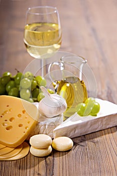 Biele víno a syr zloženie 