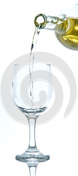 White wine glass