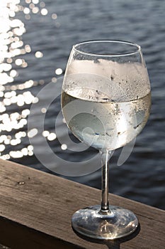 White wine spritzer