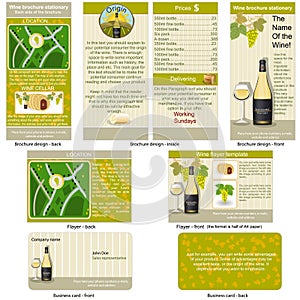 White wine stationary