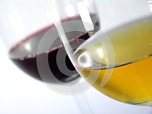 Weißwein gegen rotwein 