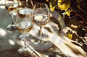 white wine and wine pairings photo