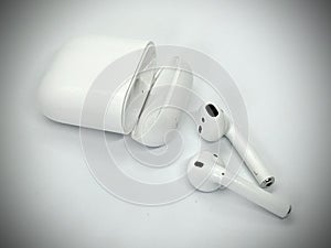 Wireless Earbuds and Charging Case photo