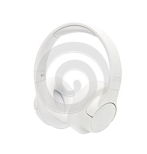 White Wireless headphones