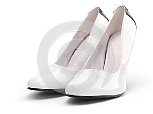 White womens shoes