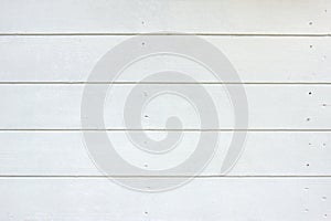 White Wood Boards Panel