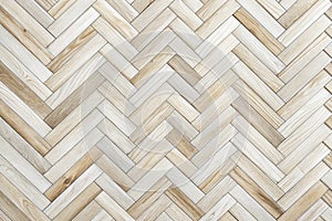White Wood Herringbone Texture with Fishbone Design