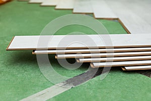 White wood laminates