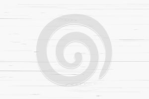 White wood pattern and texture for background. Vector.