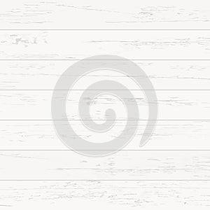 White wood pattern and texture for background. Vector.