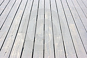 White wood planks surface