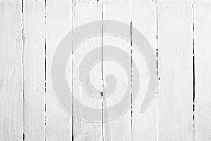 White wood planks texture background flat lay