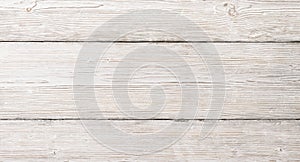 White Wood Planks Texture, Wooden Table Background