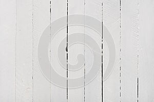 White wood texture background. Painted wooden planks pattern