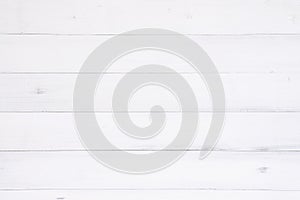 White wood texture background surface with old natural pattern or old wood texture table top view.