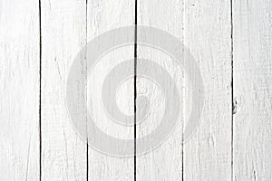 White wooden background with copyspace.