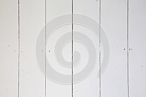 White wooden floorboards. Old floorboard texture background painted white