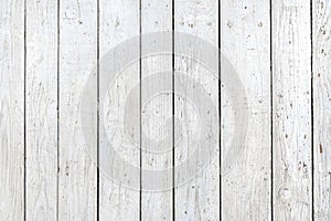 White wooden planks background