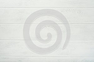 White wooden planks background. Light white wooden plank texture wall background