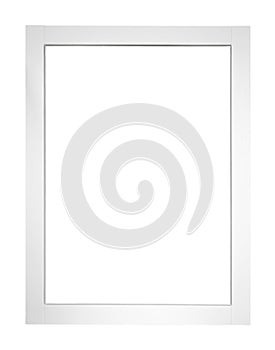 White wooden window frame