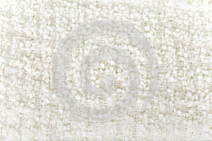 White wool boucle texture