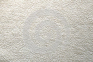 White wool texture. Abstract wool textured backgrounds. Closeup beige wool background