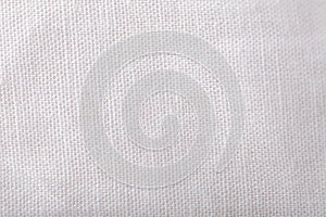 White woven textured fabric, macro