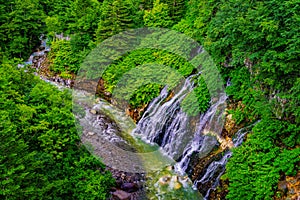 Whitebeard Falls (Biei -cho, Hokkaido)