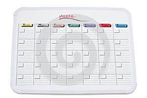 Whiteboard Calendar