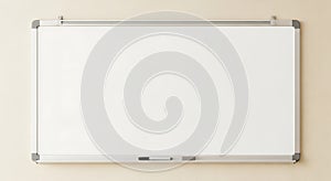 Whiteboard Empty, Clean, Blank, Office, Presentation Board