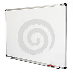 Whiteboard isolated on white background