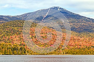 Whiteface Mountain and Autumn colors in Adirondacks