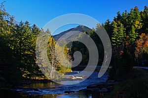 Whiteface and the West Branch Ausable River in the Adirondack Mountains.