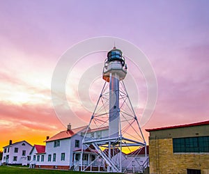 Whitefish Point Lighthouse In Michigan photo