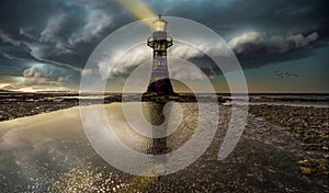 Whiteford lighthouse Gower