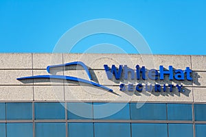 WhiteHat Security sign on headquarters in Silicon Valley